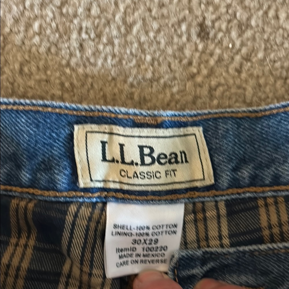 L.L. Bean Relaxed Blue Jeans with Classic Fit